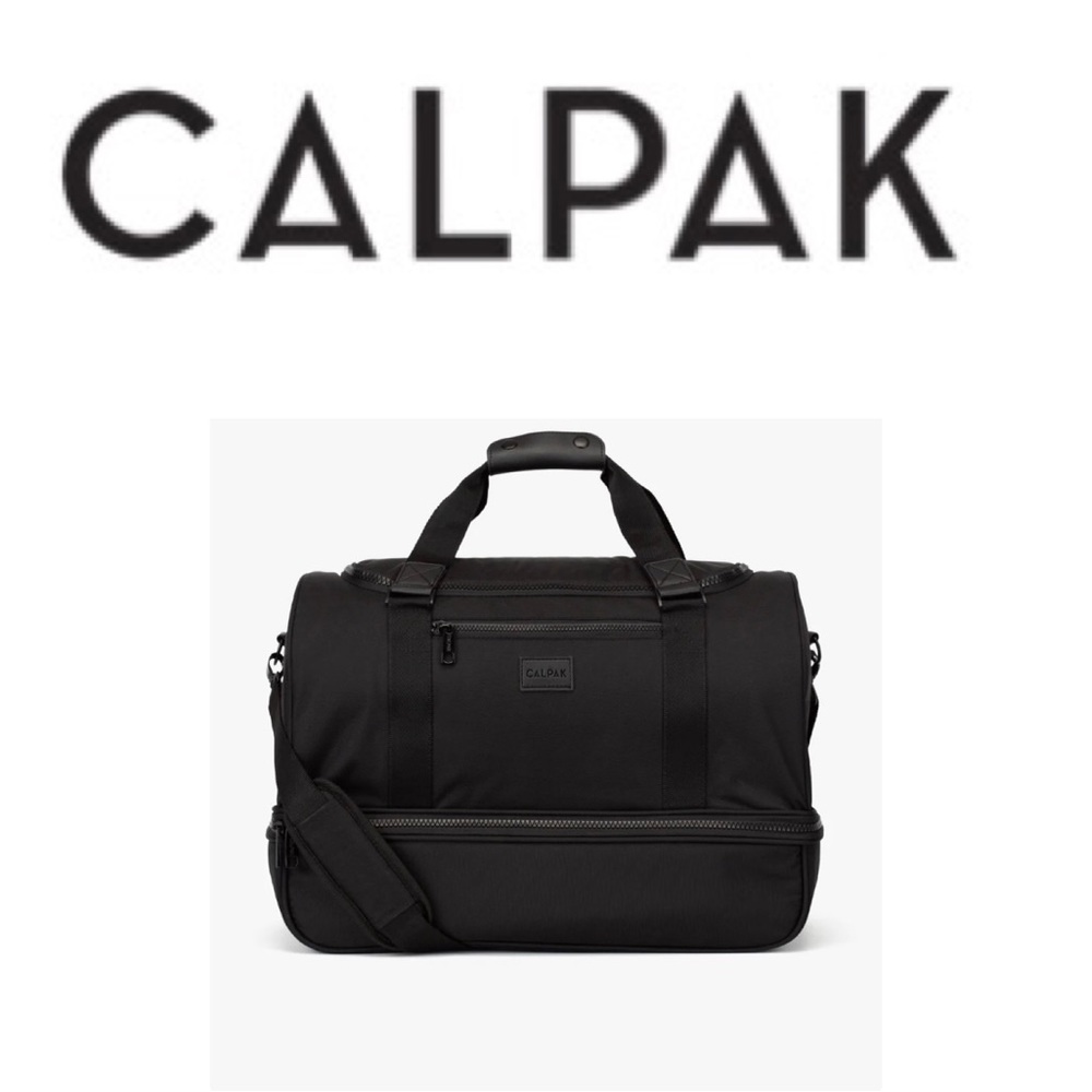 Calpak Classic Black Stevyn Duffel Bag